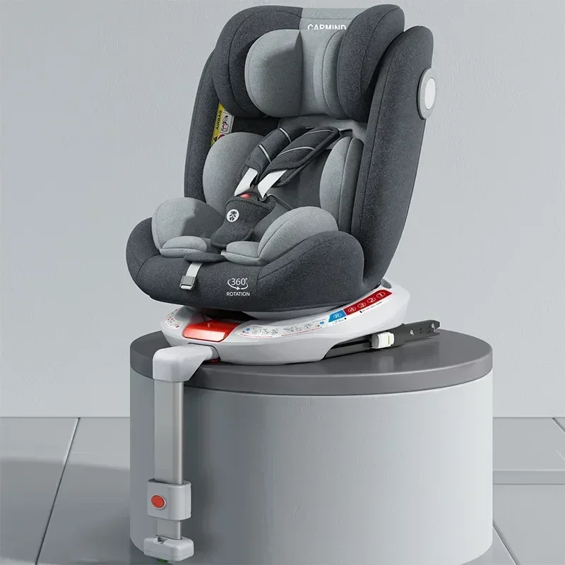 Asiento coche infantil soporte piernas respaldo giratorio - imagen 5