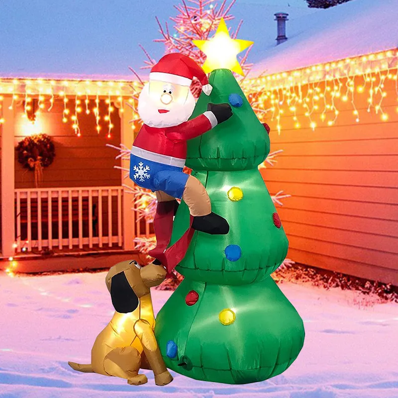 Juguetes brillantes inflables para Navidad y Año Nuevo