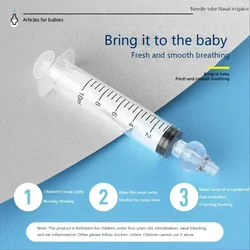 Aspirador nasal de bebé con jeringa para limpiar la nariz