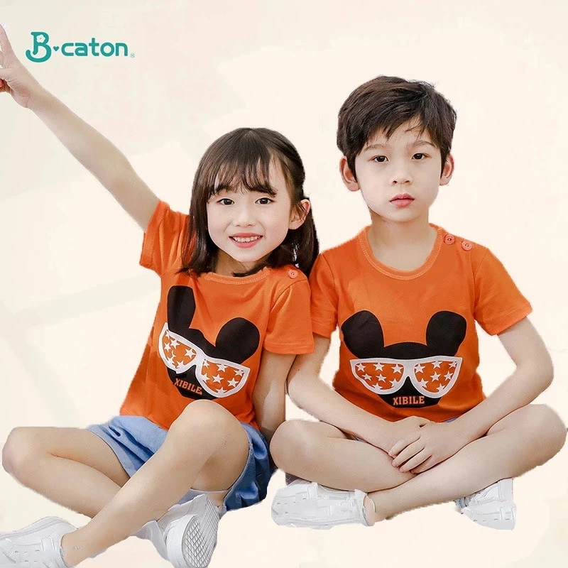 Camiseta de algodón con dibujos para niños – Manga corta transpirable - imagen 5
