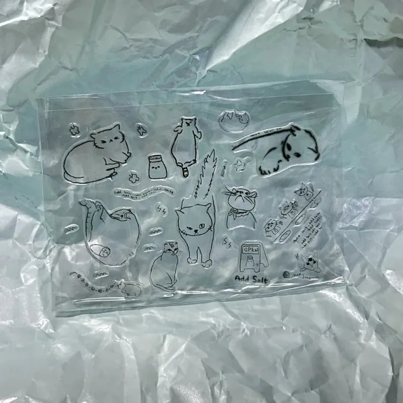 Set completo de calcomanías sobre fondo neutro