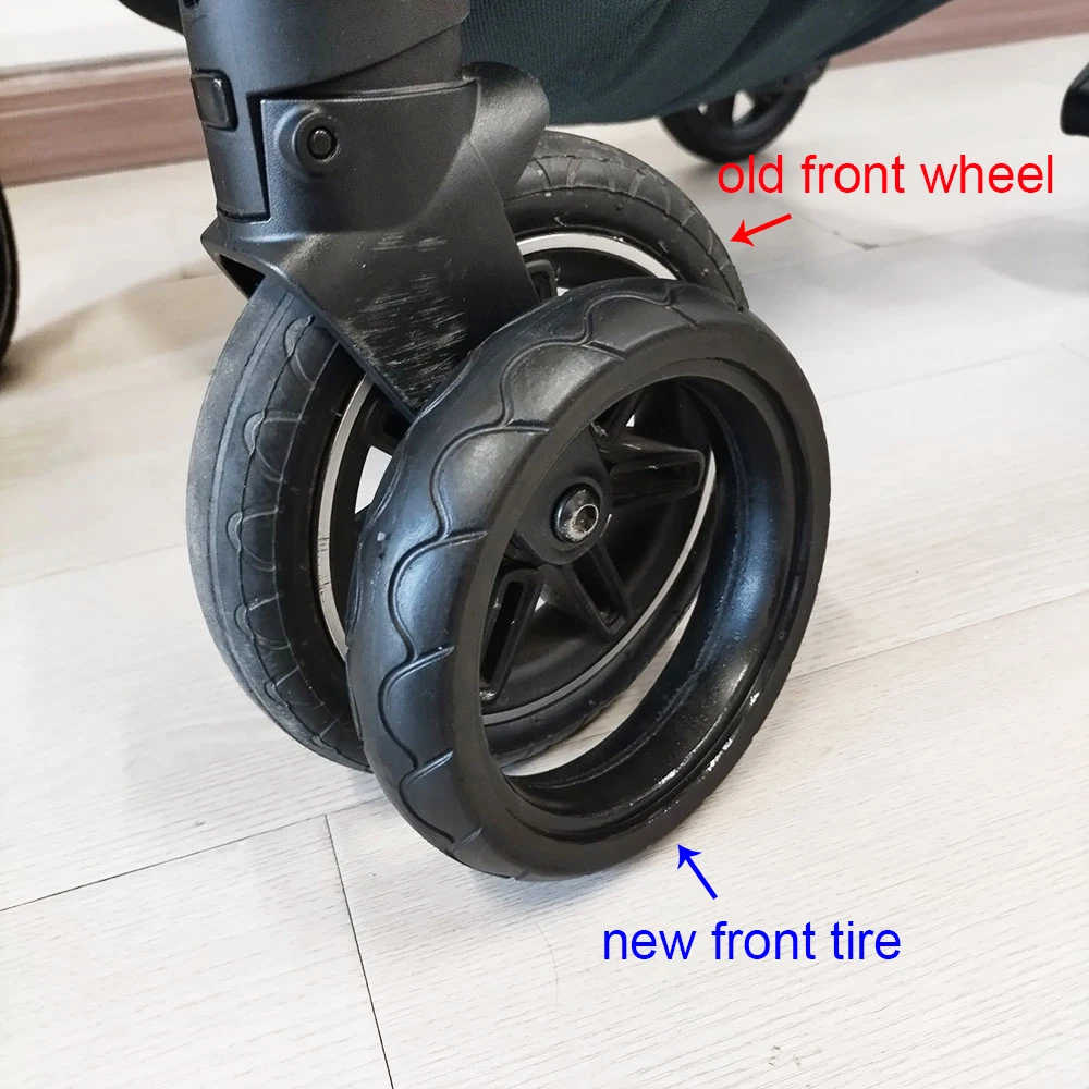Neumático sin cámara de PU para carrito Triv, delantera o trasera - imagen 2