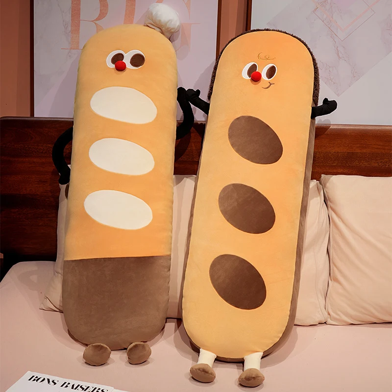 Almohada peluche con forma de pan para niños – suave y acogedora - imagen 2