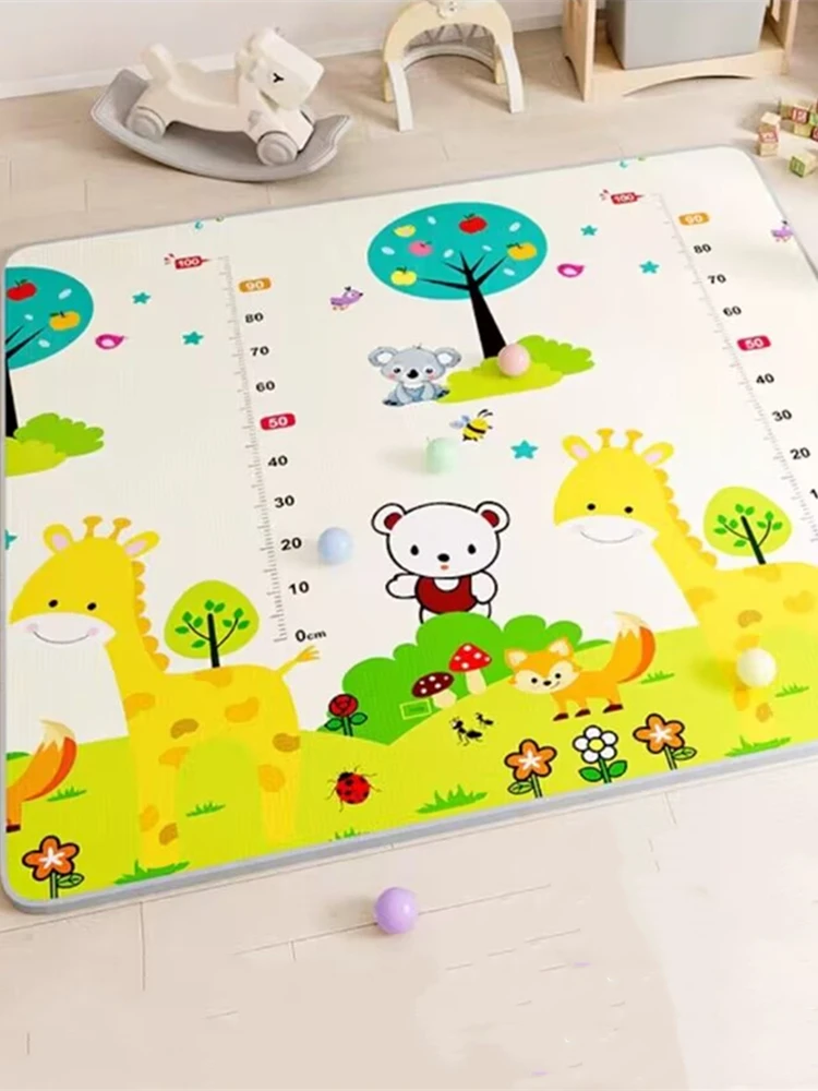 Alfombra de juego con diseño de león para bebés
