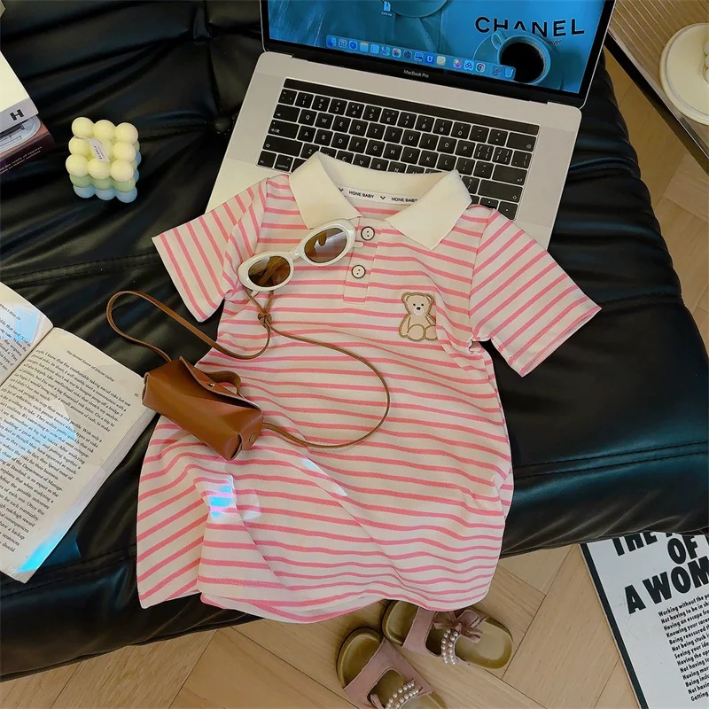 Vestido de verano a rayas para niña - Estilo informal - imagen 3