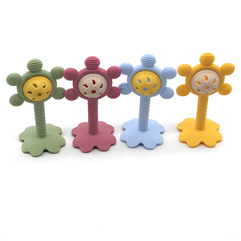 Sonajeros Montessori y mordedores seguros para bebés - imagen 3