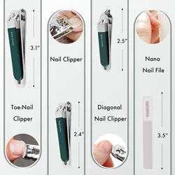 Kit de manicura profesional de acero inoxidable para uñas