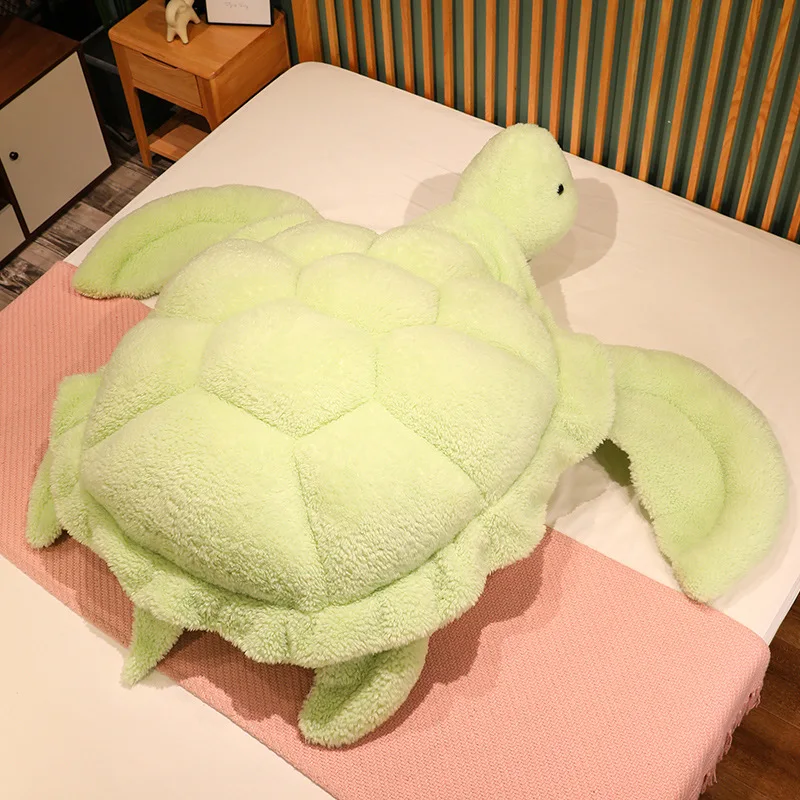 Almohada tortuga peluche gigante suave para sofá y regalo infantil