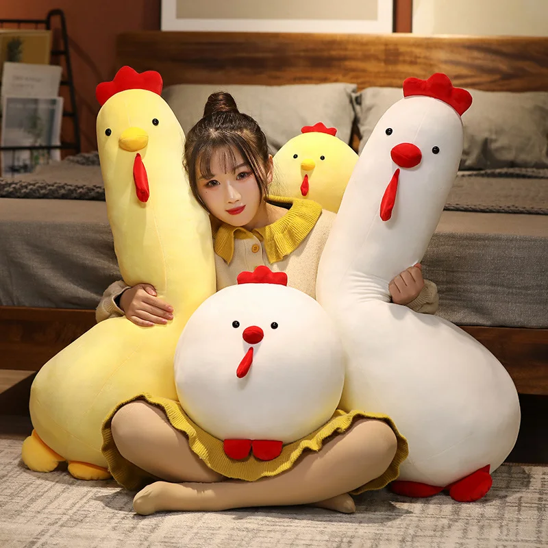 Almohada infantil de peluche con forma de pollito para bebés