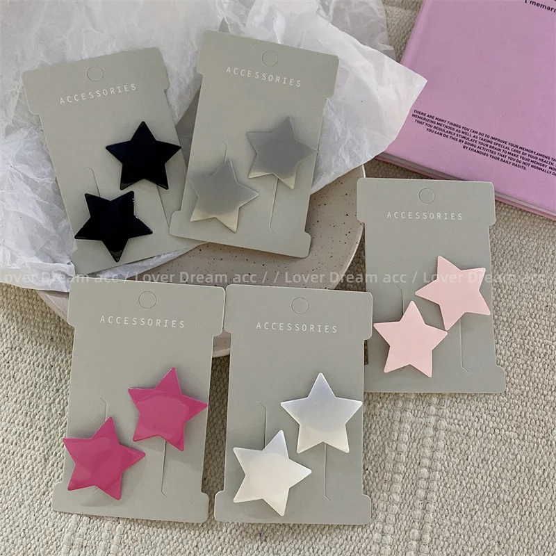 Clips decorativos estrella cinco puntas