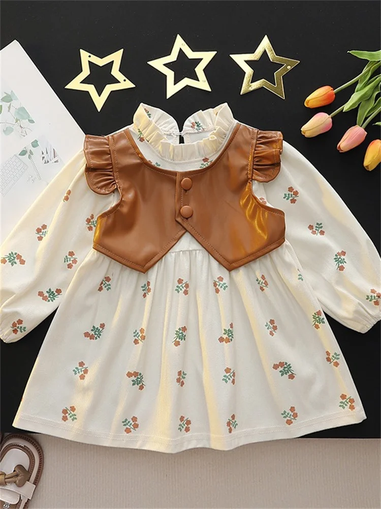 Vestido floral manga larga LAWADKA