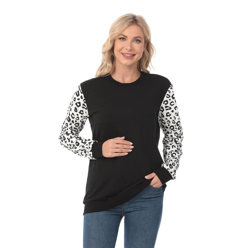 Sudadera de lactancia con manga raglán y cremallera lateral - imagen 2