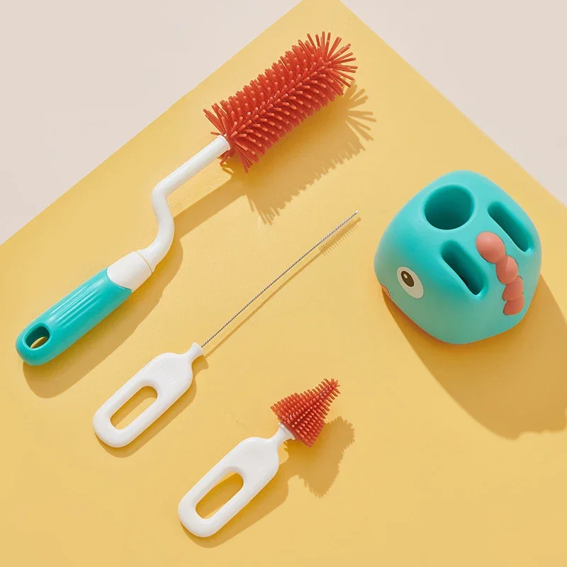 Kit alimentación bebé con taza 360°, cepillo y chupete