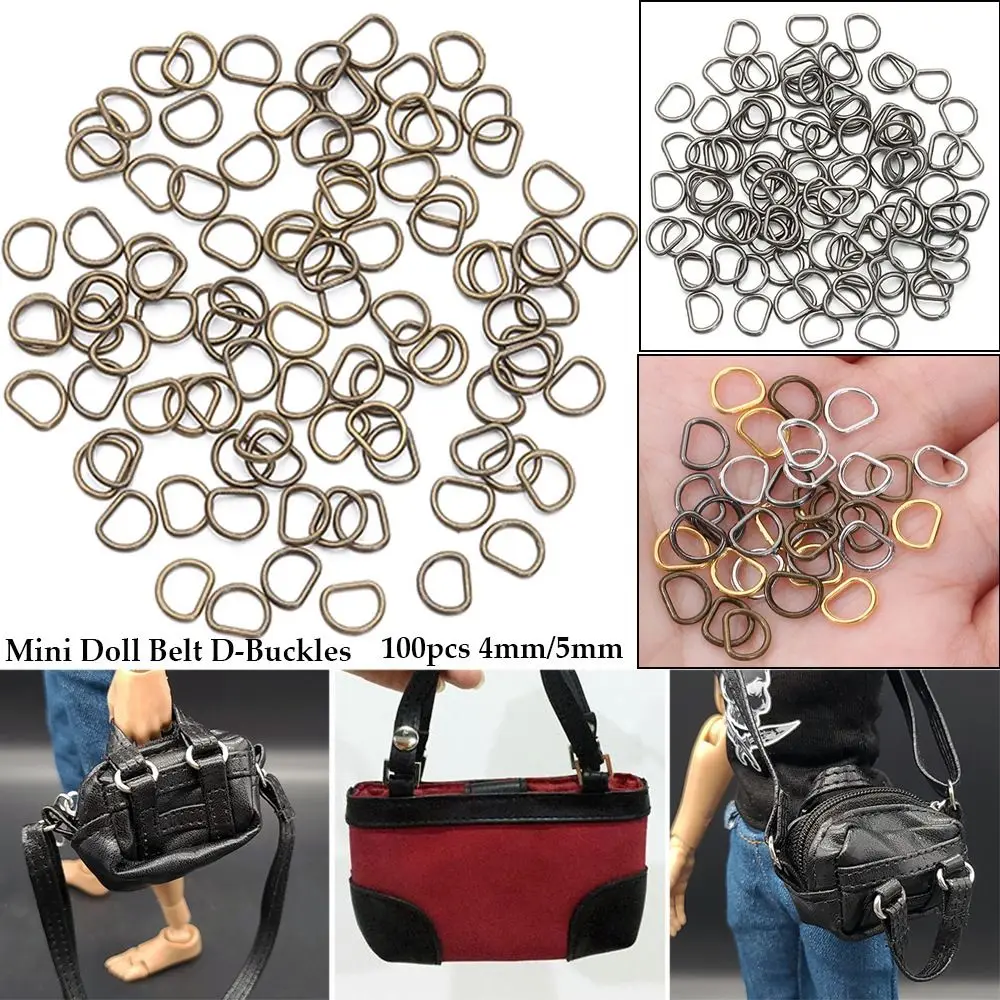 Mini hebillas tipo D en varios acabados