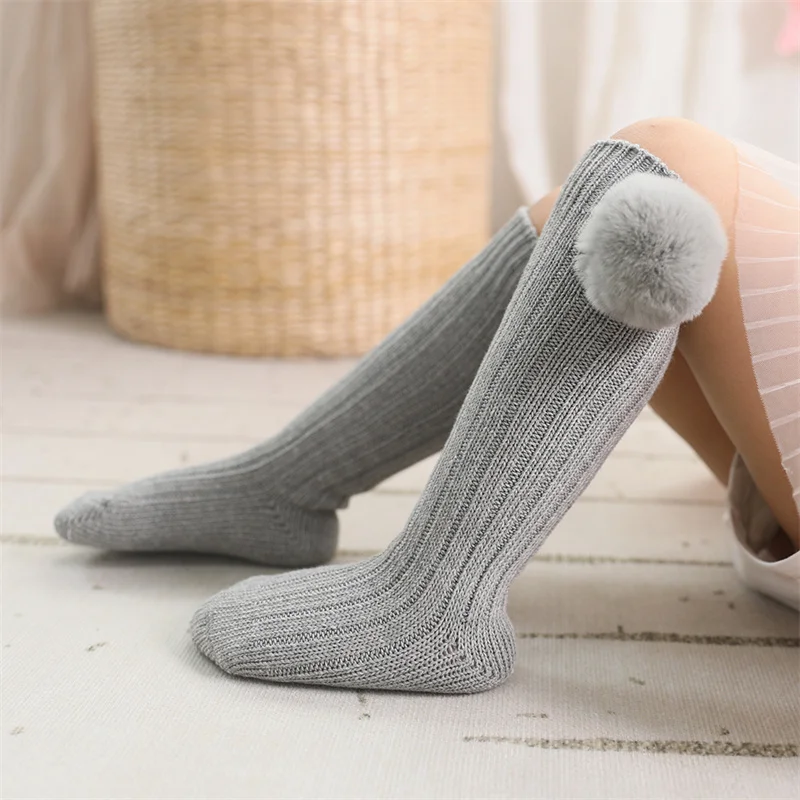 Lawadka calcetines hasta la rodilla para niña con forro de algodón - imagen 2