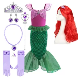 Disfraz de sirena para niña – Fiesta Halloween y cumpleaños