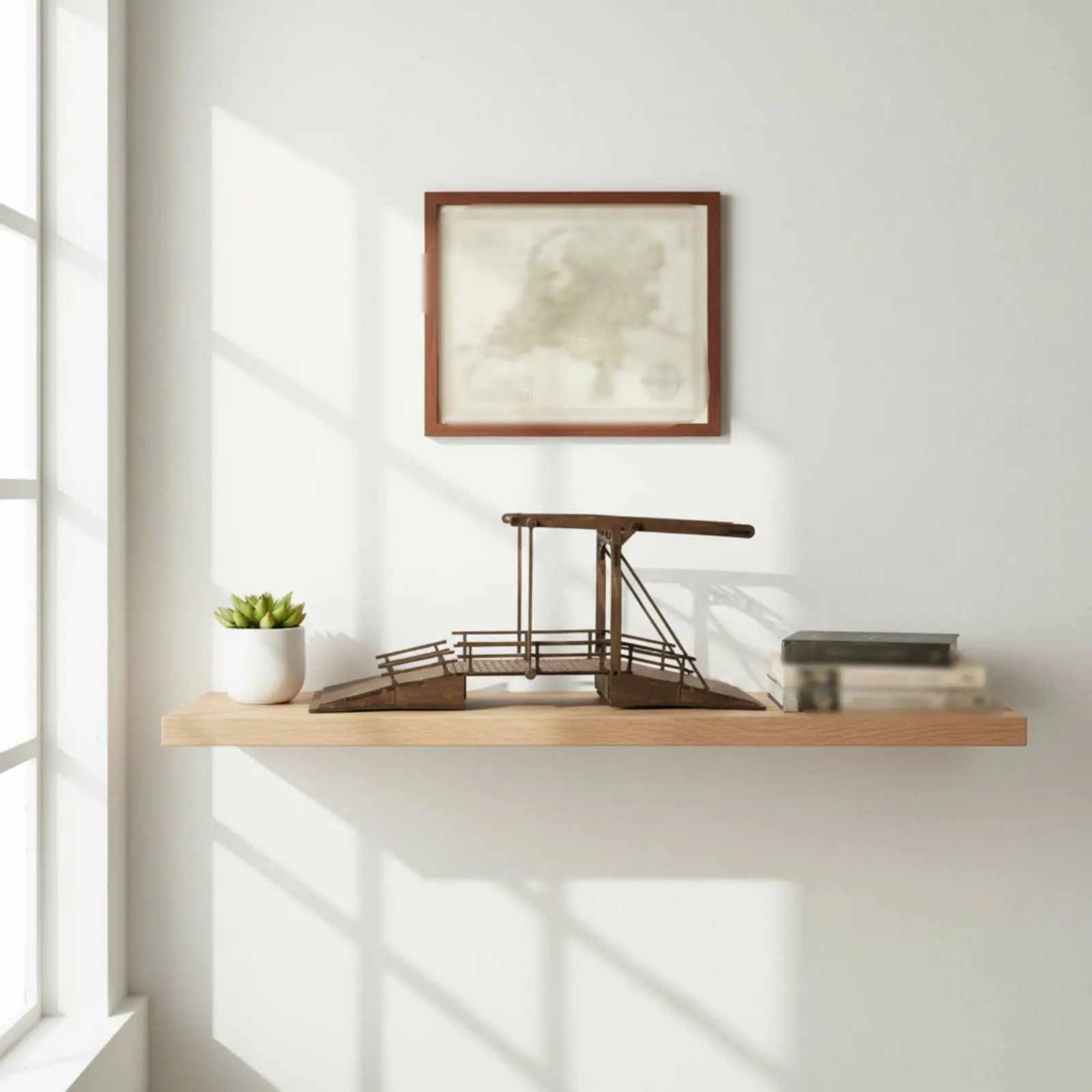 Kit maqueta puente retráctil madera Segunda Guerra Mundial - imagen 3