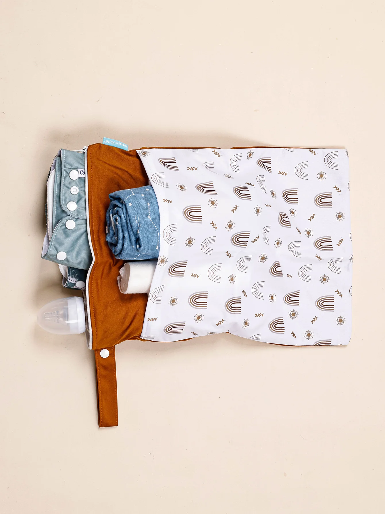 Bolsa de pañales HappyFlute con diseño práctico