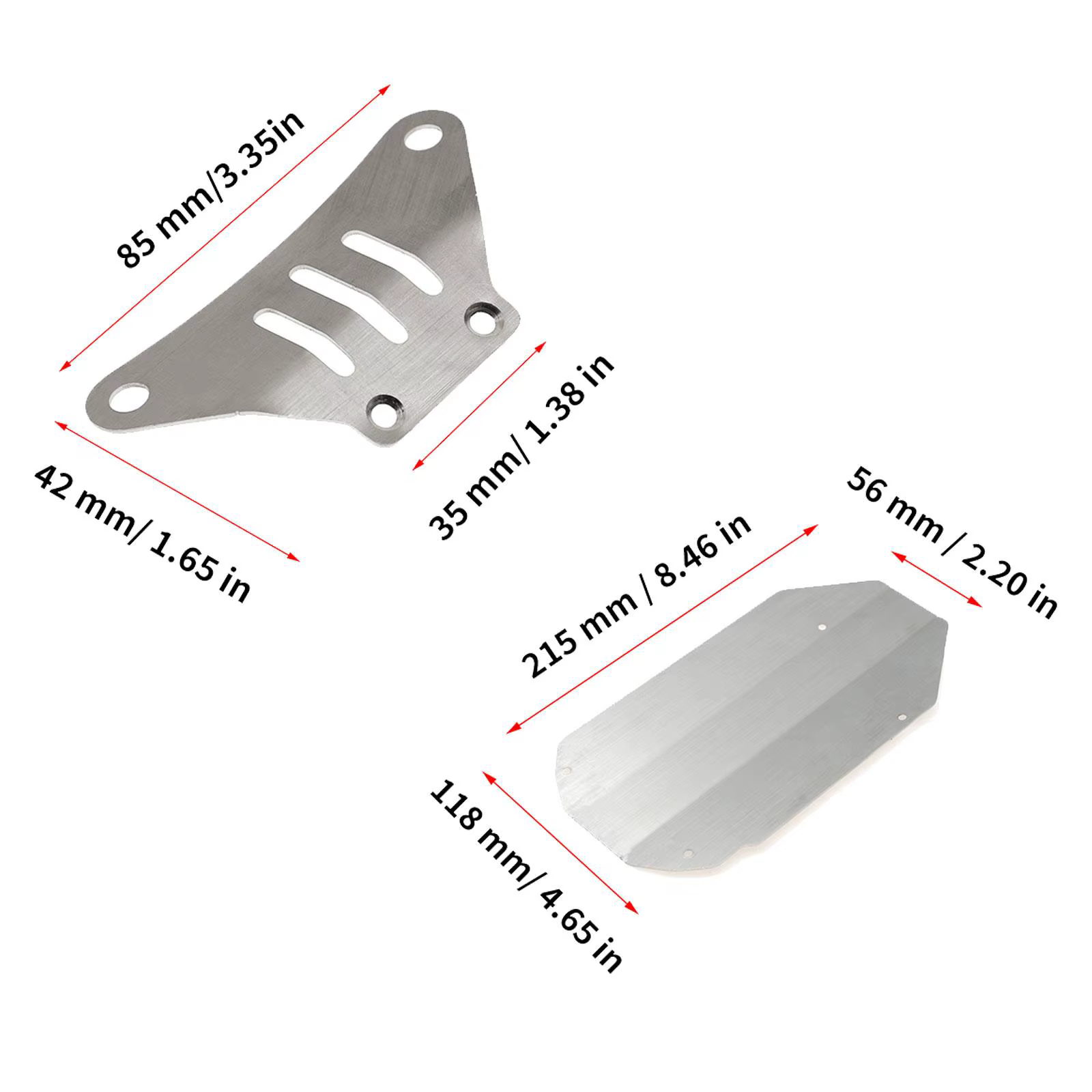 Protector de chasis RC Hobby TT02 para placa deslizante antidesgaste