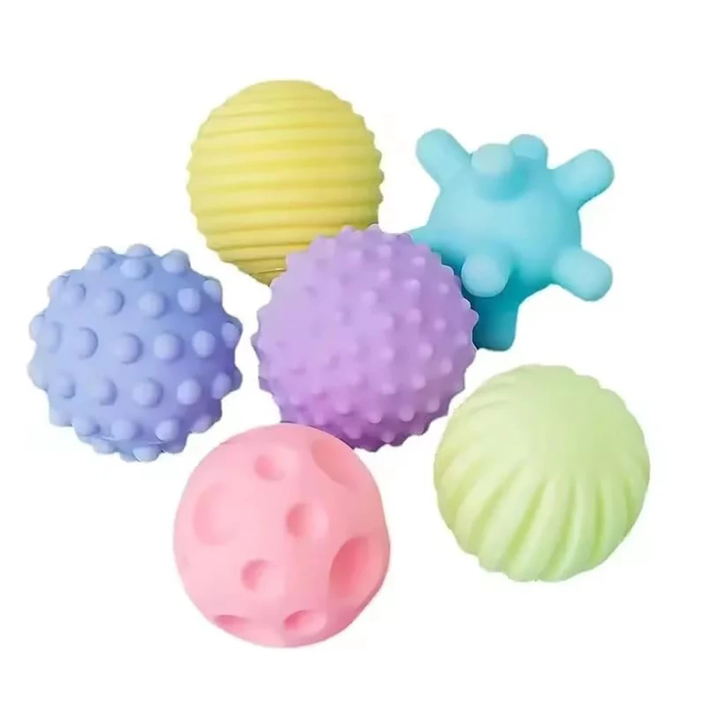 Pelotas táctiles sensoriales texturizadas para niños – masaje - imagen 3