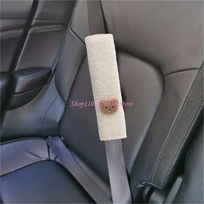 Protector de cinturón para bebé con diseño oso y conejo - imagen 2