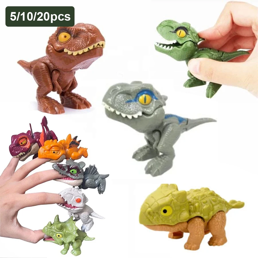 Tiranosaurio mini para dedo, estilo cartoon