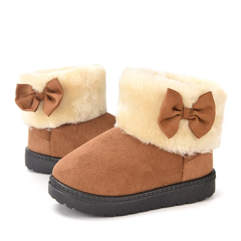 Botas de nieve niña impermeables con forro cálido