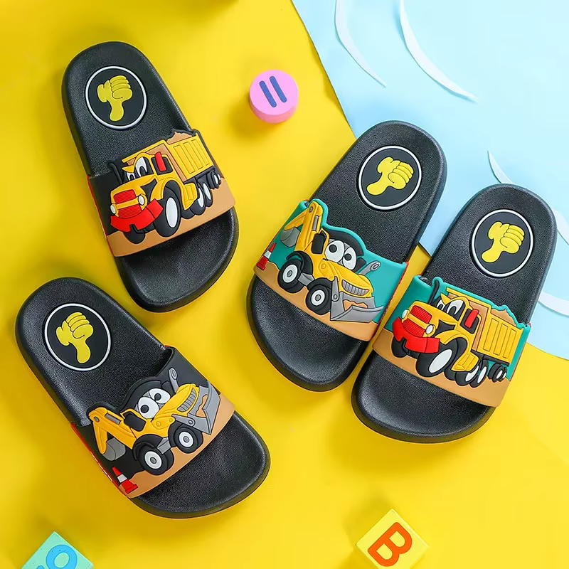 Pantuflas de baño antideslizantes para niños PVC, suaves y fáciles - imagen 4