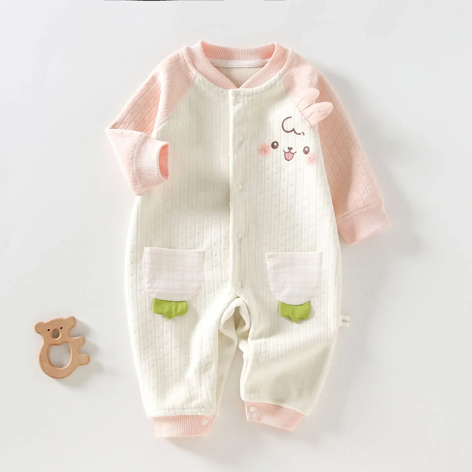 Somenie Body Bebé Conejo - Pijama invierno unisex - imagen 2