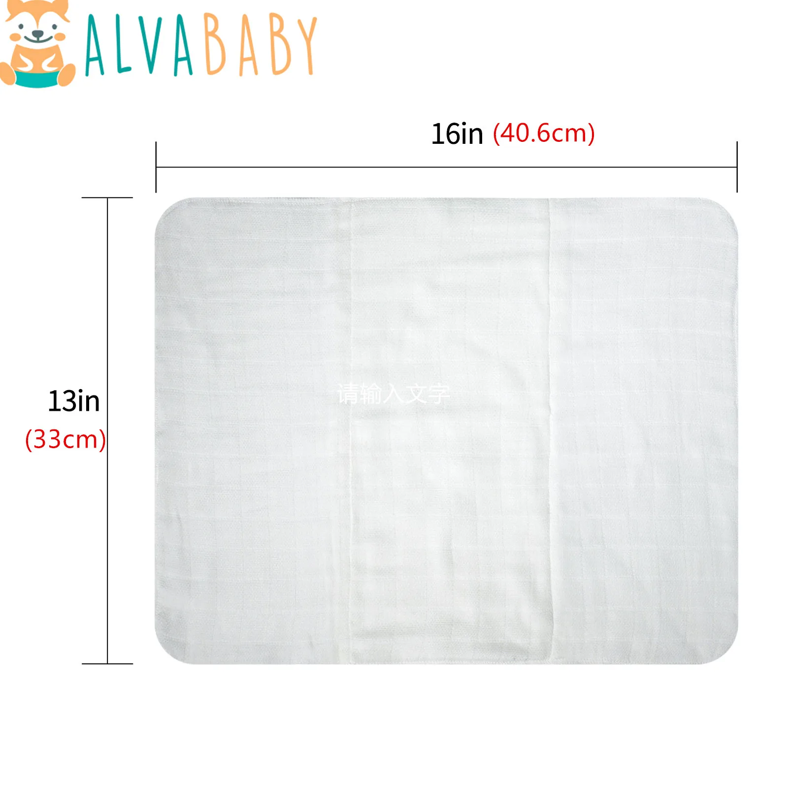 Alvababy Inserto de pañal reutilizable, algodón absorbente para bebé - imagen 2