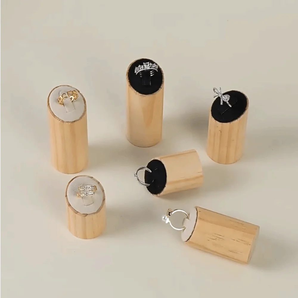 Soportes para exhibición de anillos vintage, elegante y estable - imagen 2