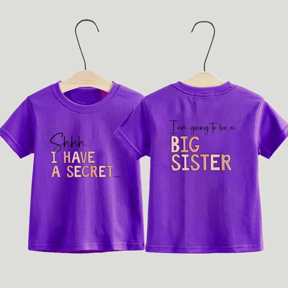 Camiseta para hermana mayor - Regalo anuncio de embarazo divertido - imagen 2