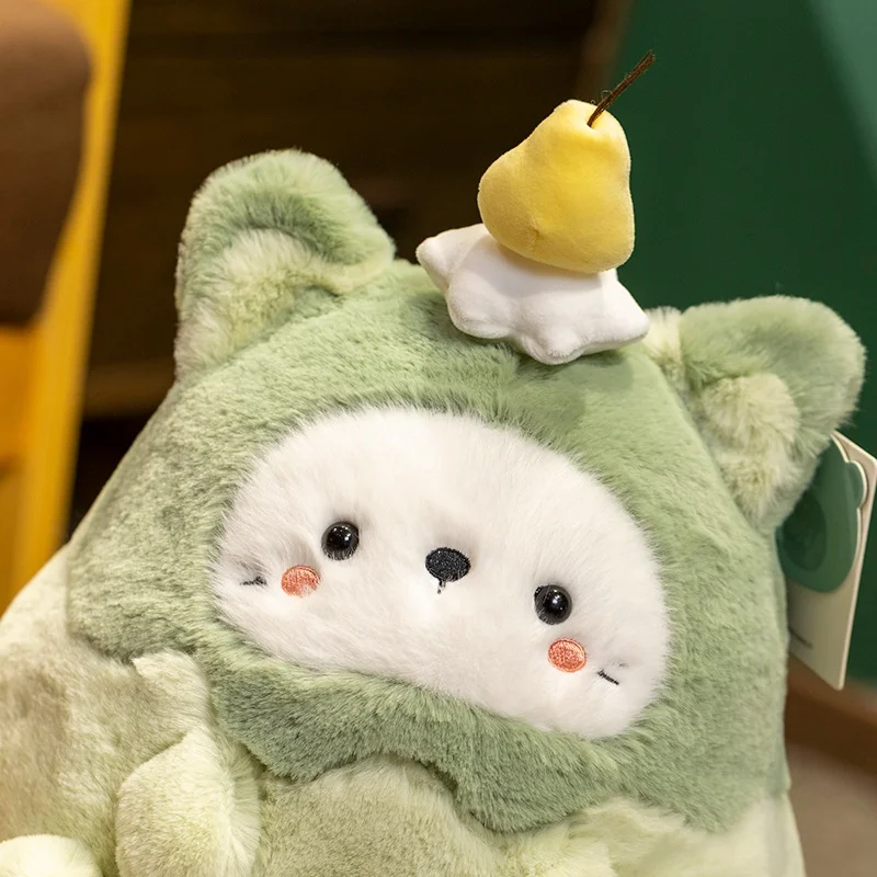 Almohada de peluche animal para dormir, suave y rosa - imagen 3