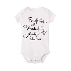 Newbron Body Mameluco Bebé Fe – Diseño religioso