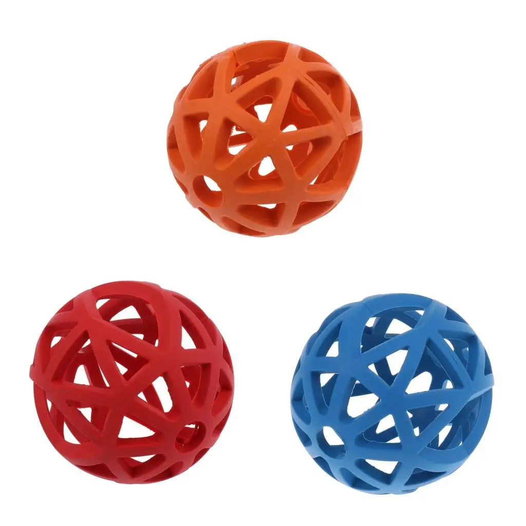 Pelota de goma masticable para perros – cuidado dental y ejercicio - imagen 3