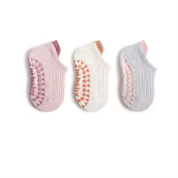 Calcetines antideslizantes de malla para bebés y niños pequeños