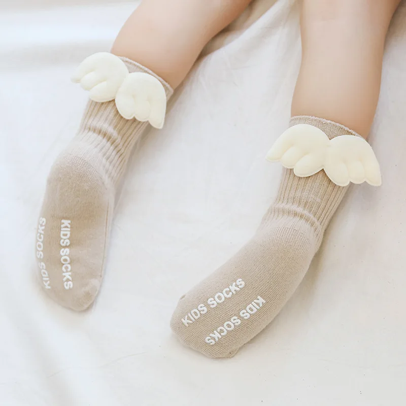 Calcetines térmicos antideslizantes de algodón Angel Lovely Wing