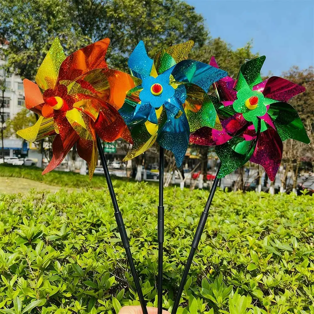 Molinillo de viento reflectante con lentejuelas para niños - imagen 2