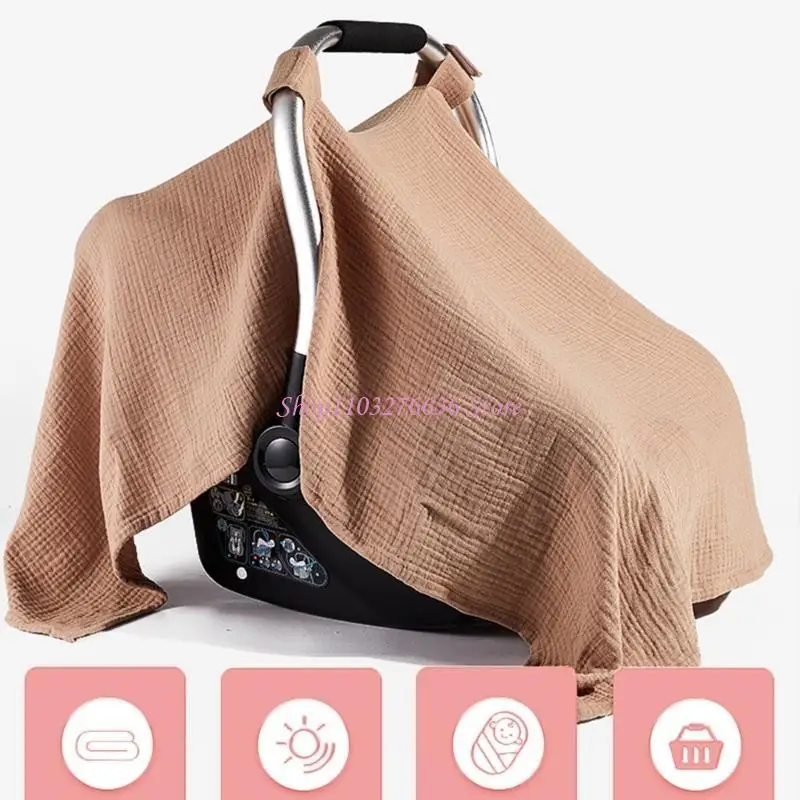 Funda para moisés de algodón vista general