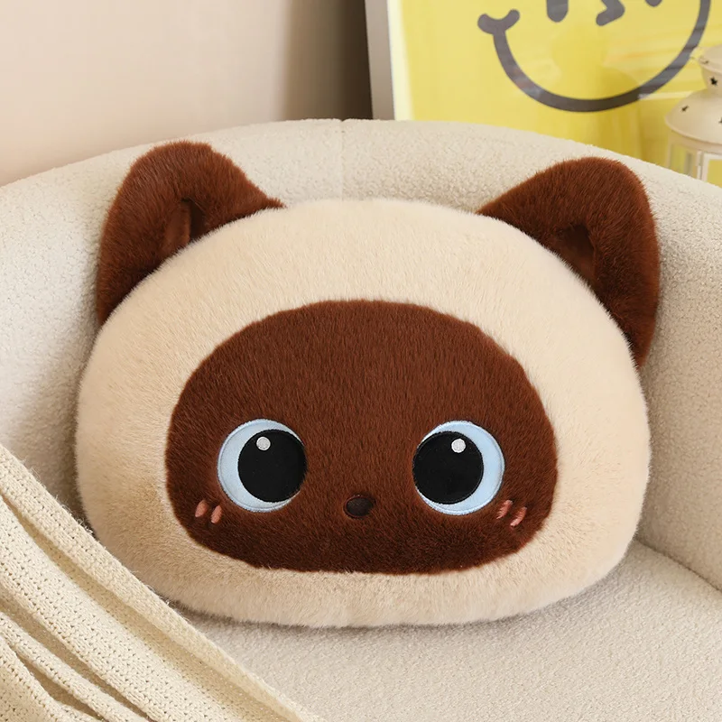 Decoración con almohada de gato