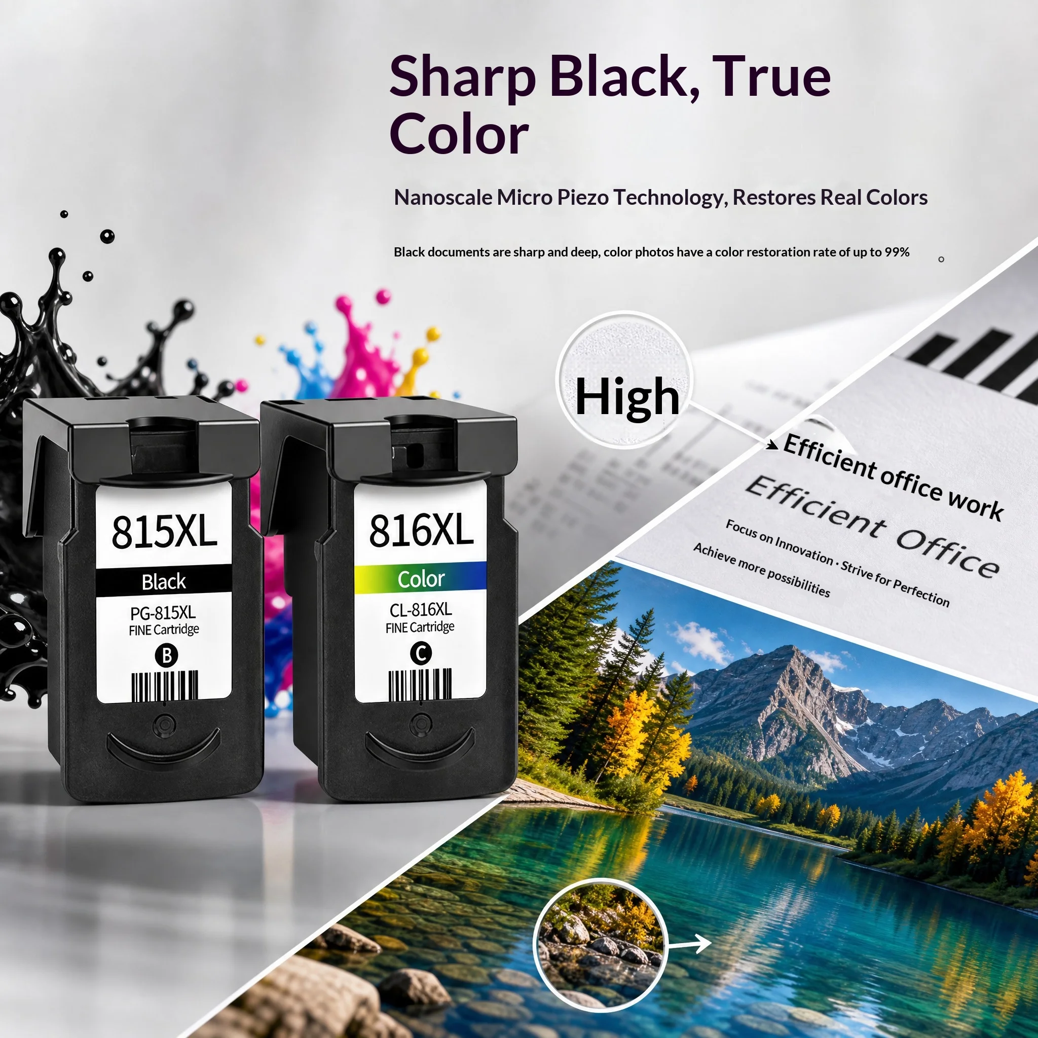 Cartuchos de tinta Canon compatibles para impresoras - imagen 4