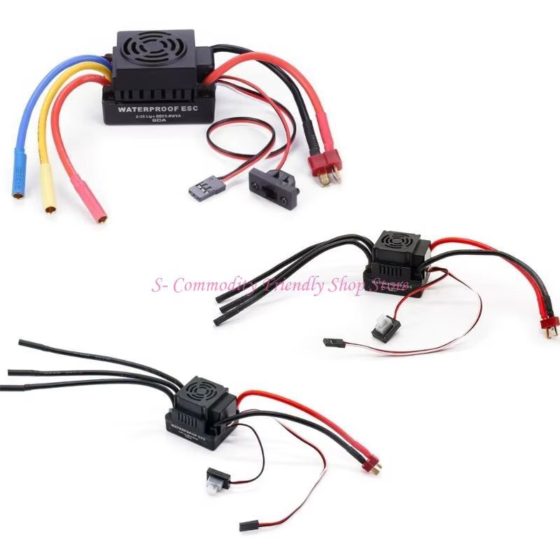 ESC sin escobillas 120A con motor 85AE para coches RC crawler - imagen 4