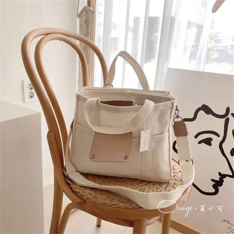 Bolsa de pañales para cochecito - Gran capacidad estilo beige y negro