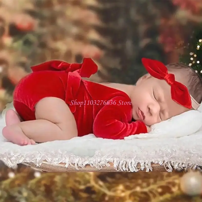 Conjunto navideño para recién nacido