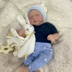 Muñeca Reborn realista con piel 3D suave y venas visibles premium