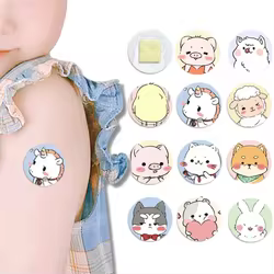vvocci Parche adhesivo hemostático infantil con dibujos de animales