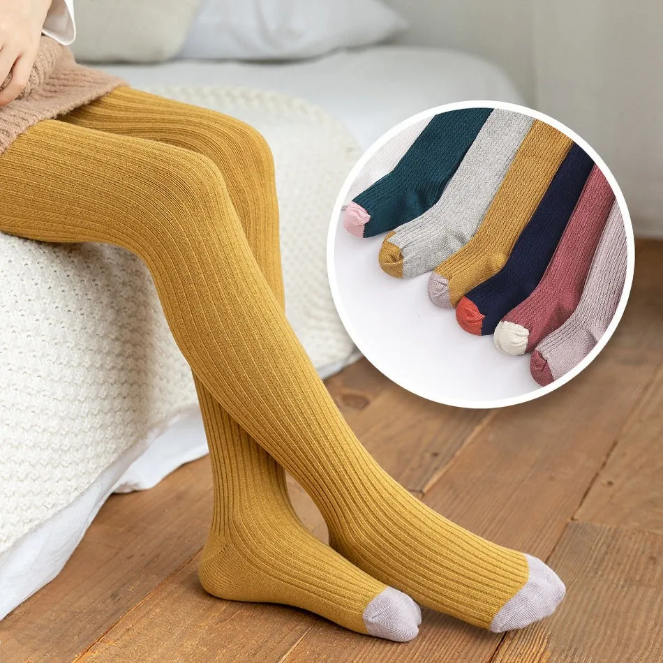 Pantimedias blancas de algodón para bebé