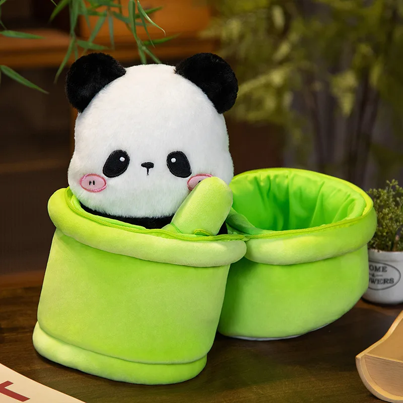Peluche panda de bambú tierno como almohada infantil - imagen 5