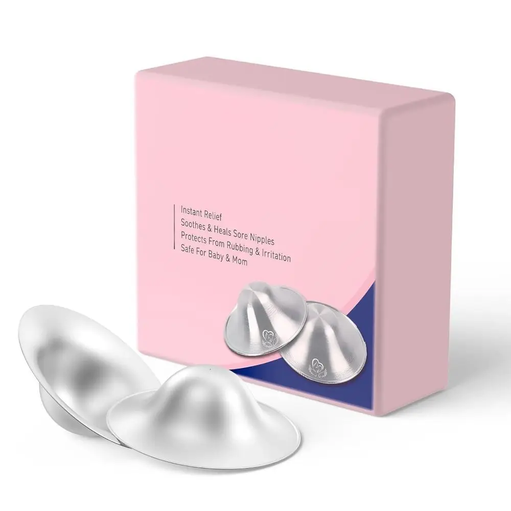Protectores para pezones de lactancia de plata – Cubiertas originales - imagen 3