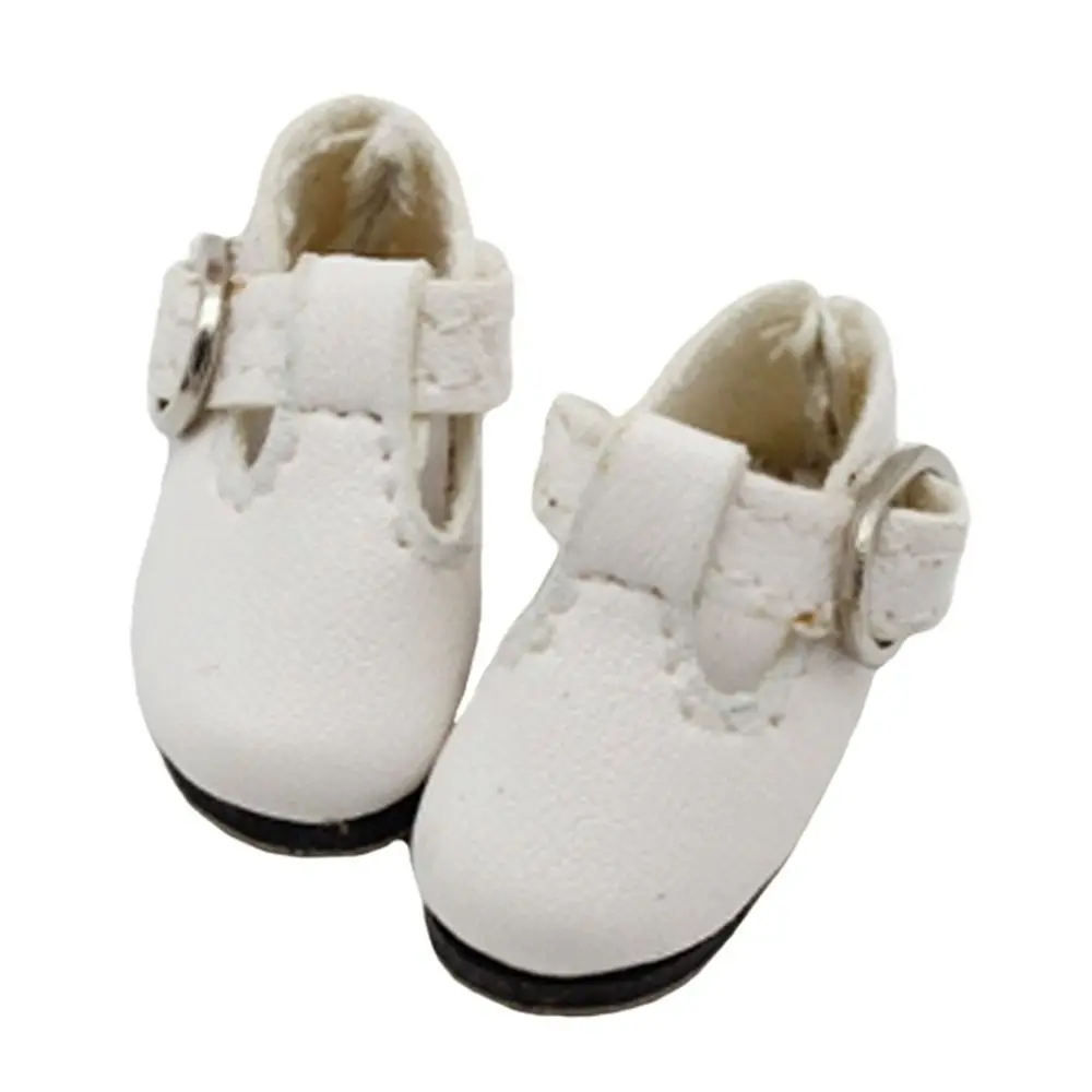 Zapatos BJD de cuero PU para princesa, botas con cierre en T - imagen 3
